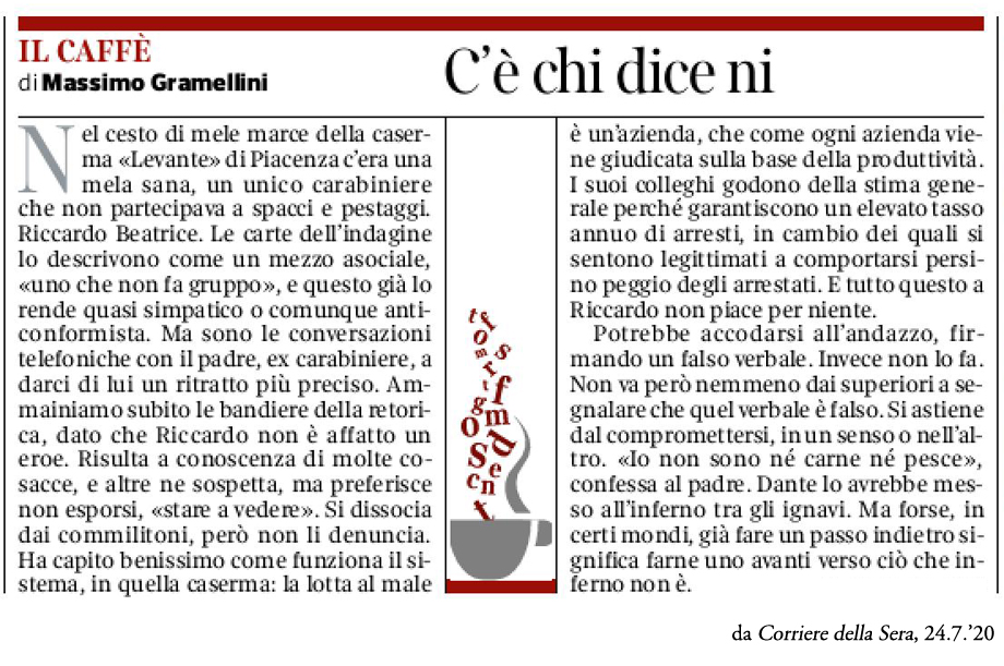 Il caffè di Massimo Gramellini