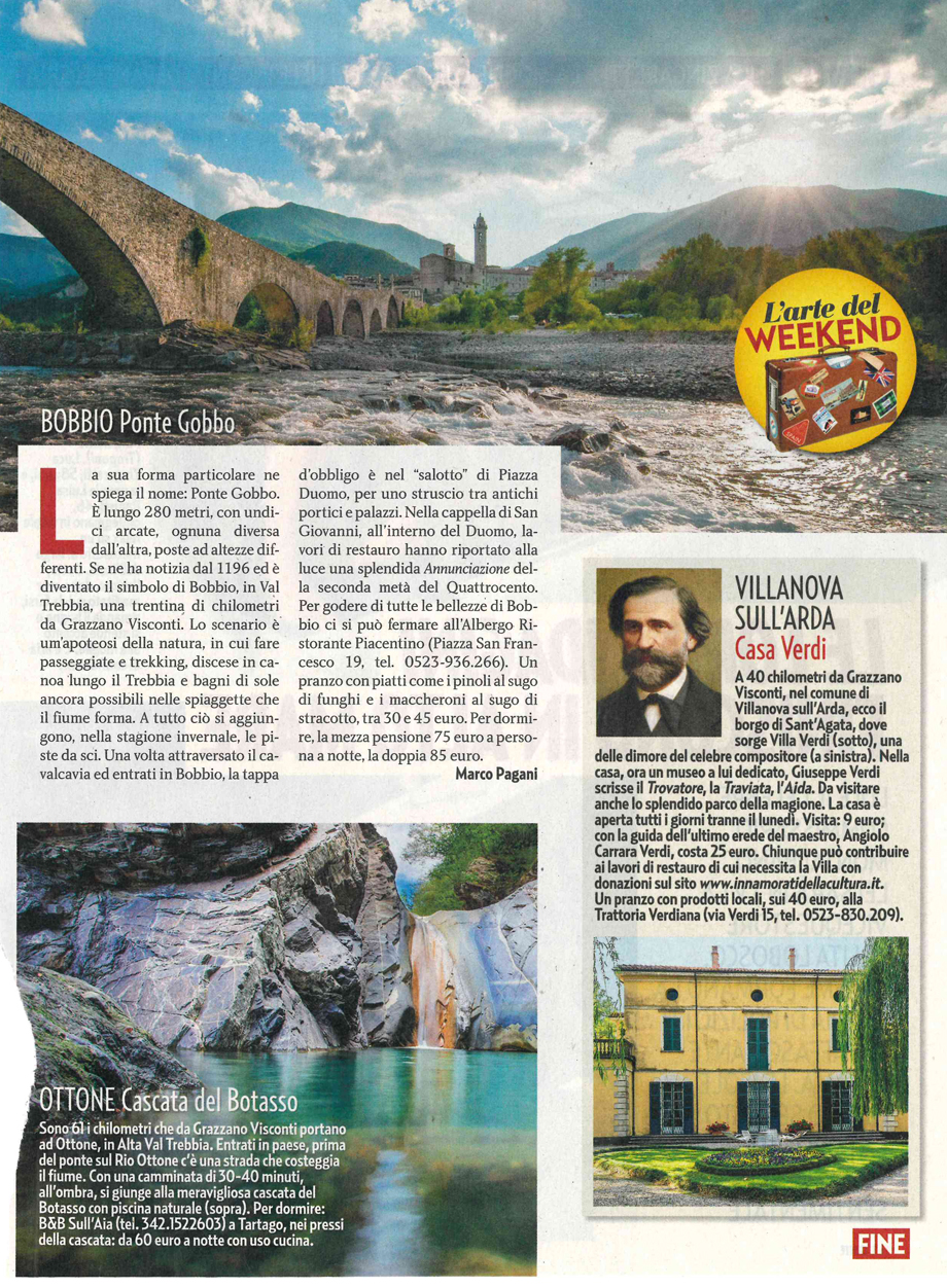 EVENTI CULTURALI, PERCORSI E PIACERI DEI FINE SETTIMANA D'AUTUNNO