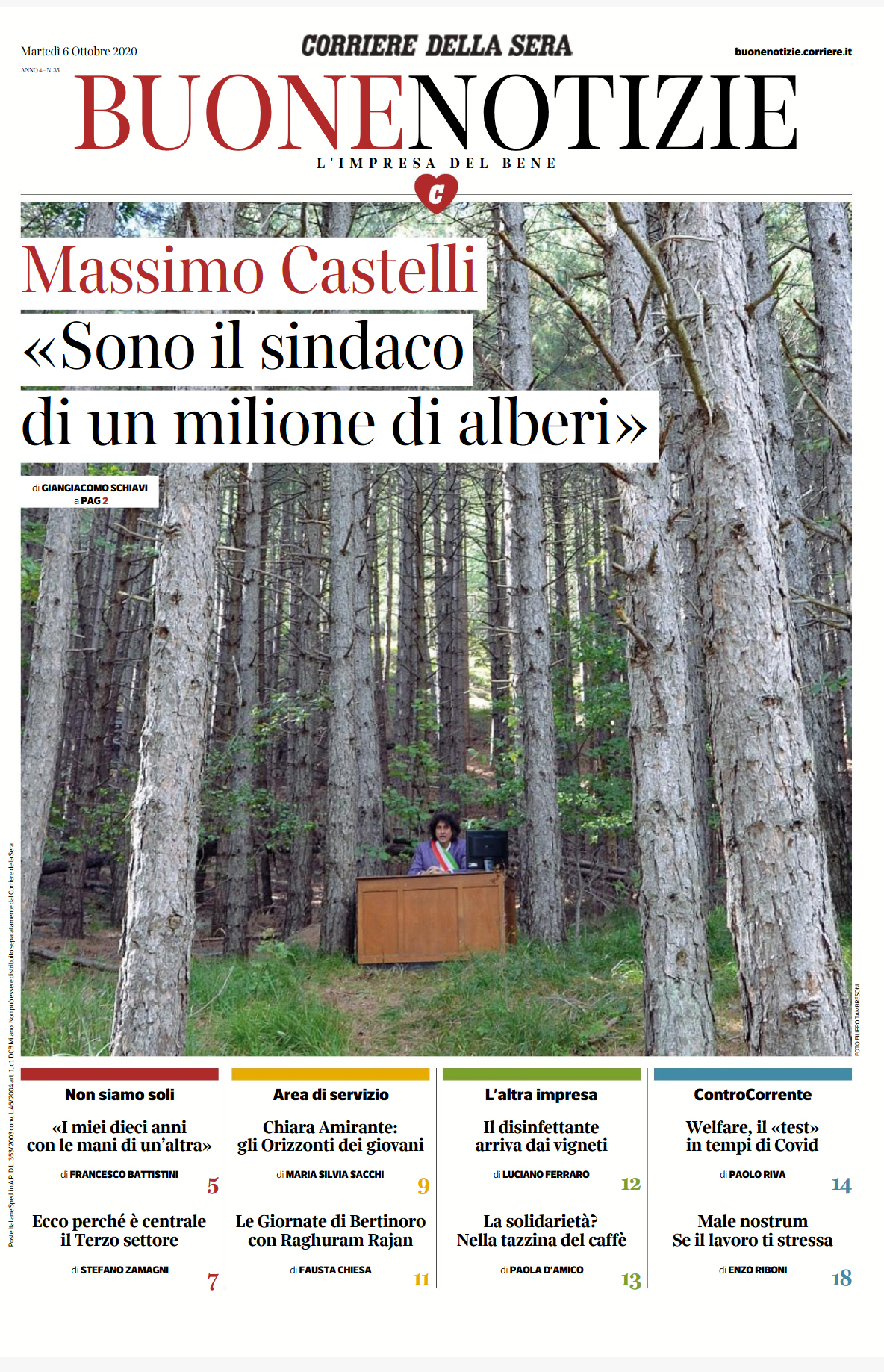 IL SINDACO DI CERIGNALE SU CORSERA