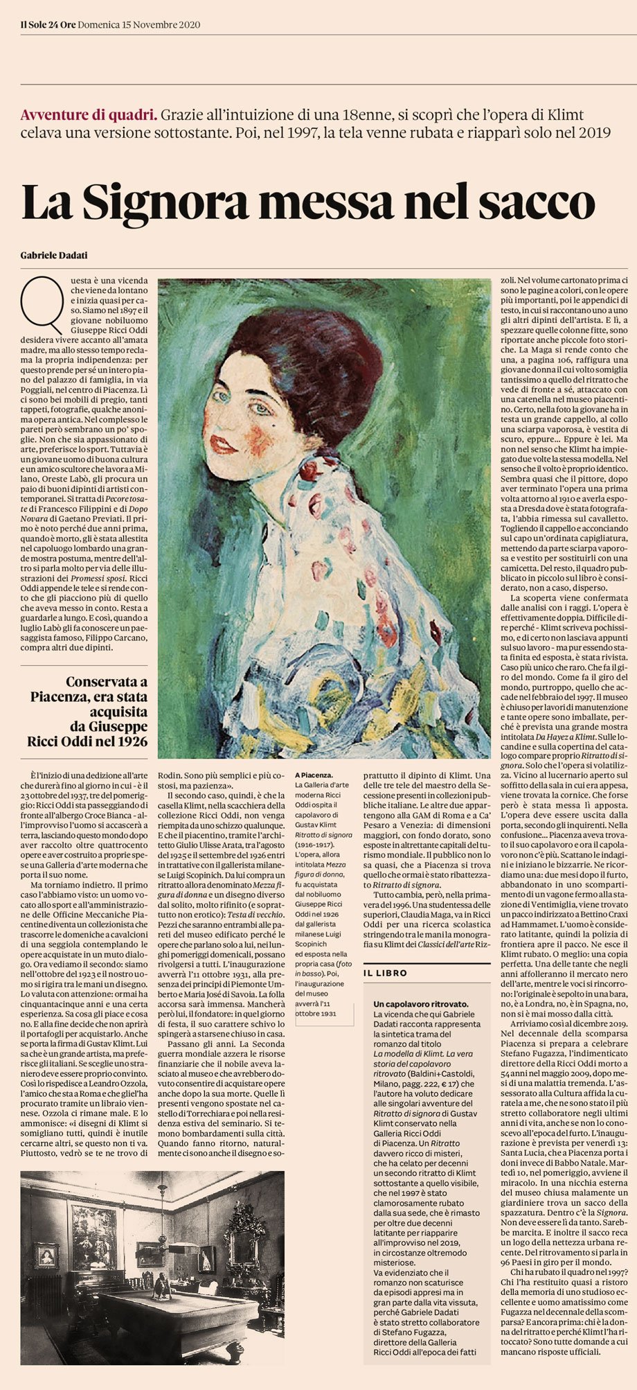 Il Sole 24 Ore, 15.11.'20