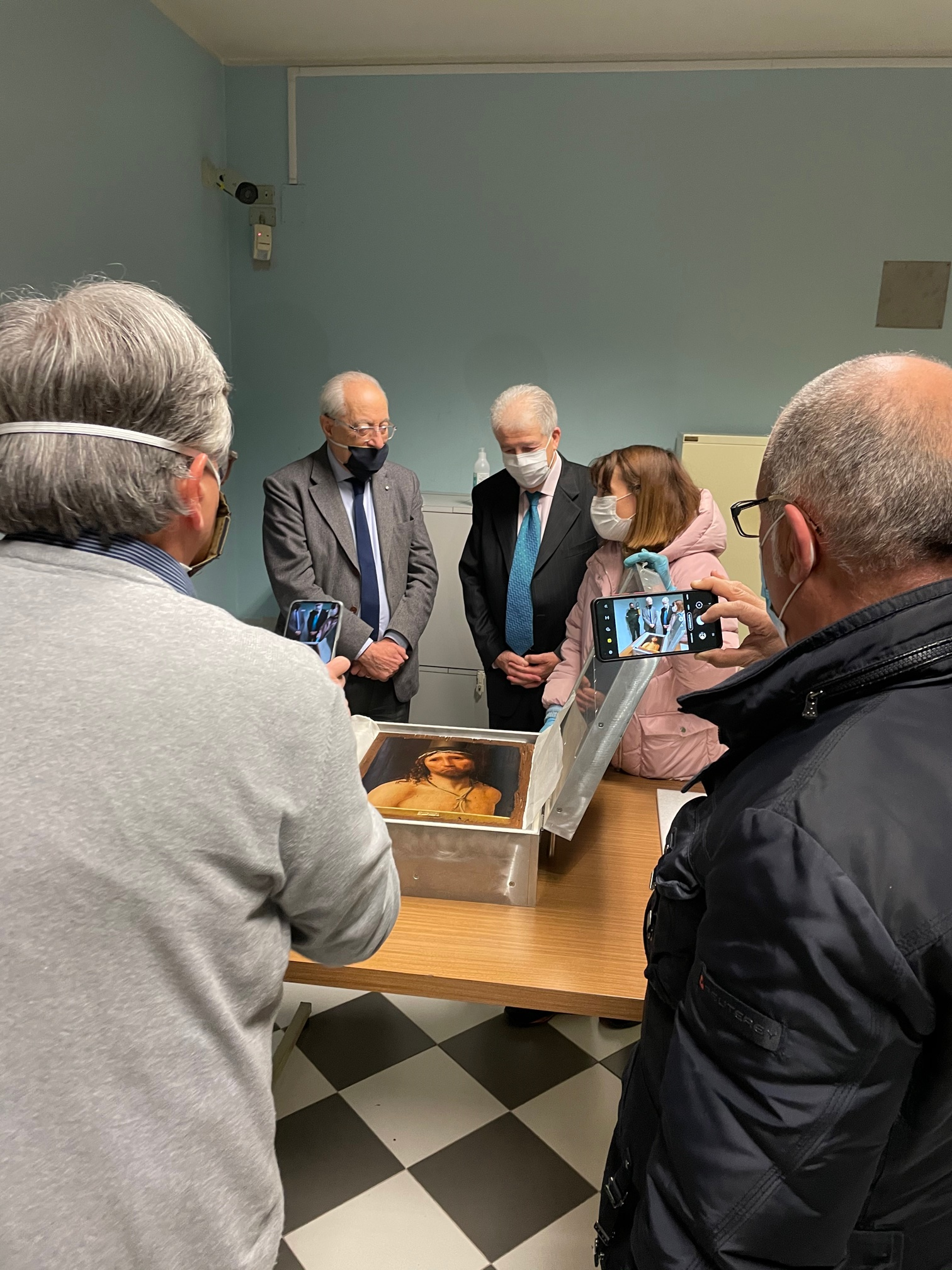 L'ECCE HOMO è GIà A PALAZZO GALLI