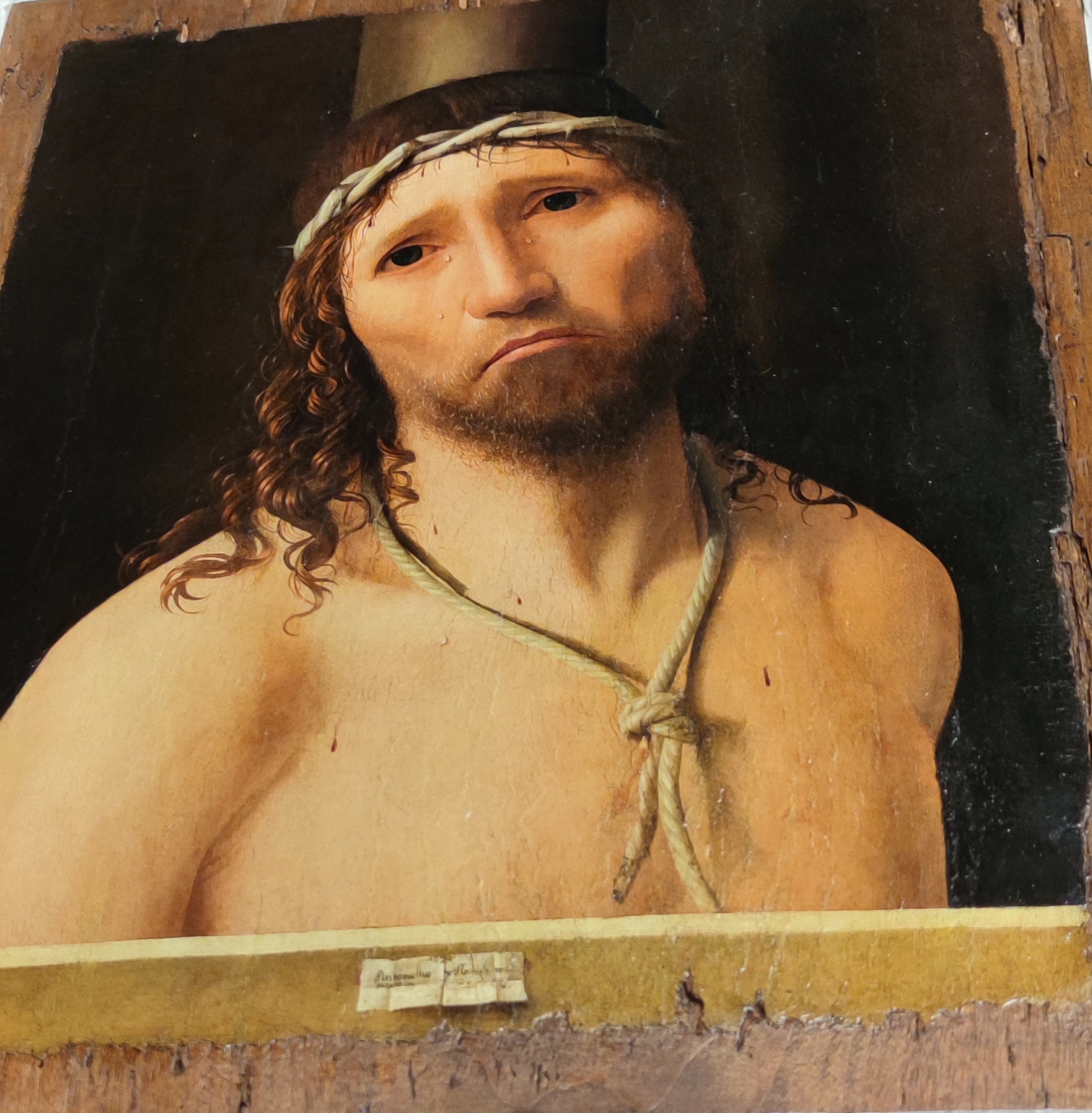 L'ECCE HOMO è GIà A PALAZZO GALLI