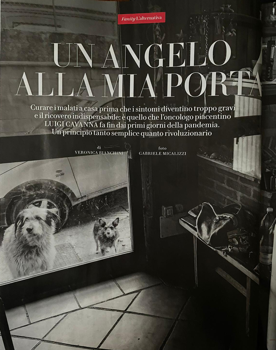 L'ANGELO CAVANNA SU VANITY FAIR IN EDICOLA