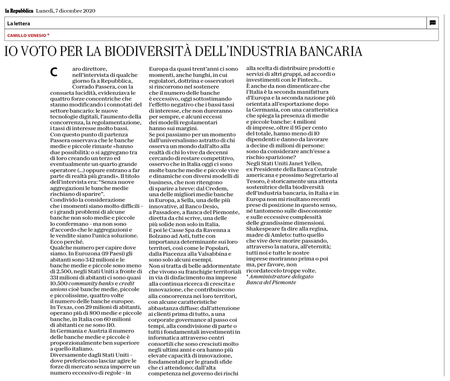 IO VOTO PER LA BIODIVERSITÀ DELL'INDUSTRIA BANCARIA
