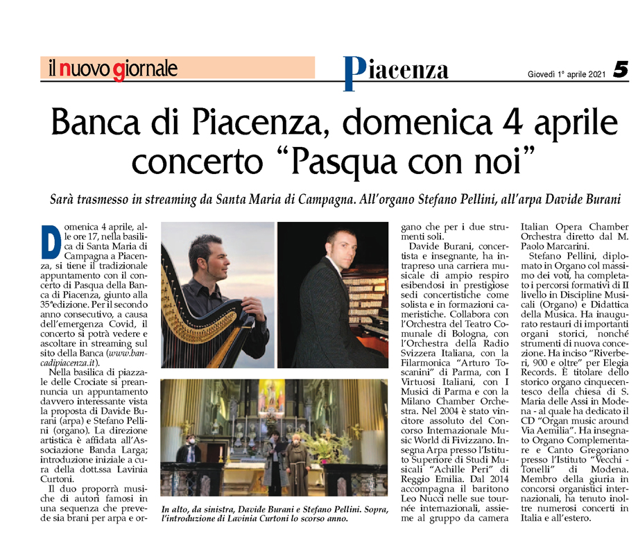 il nuovo giornale, 1.4.'21