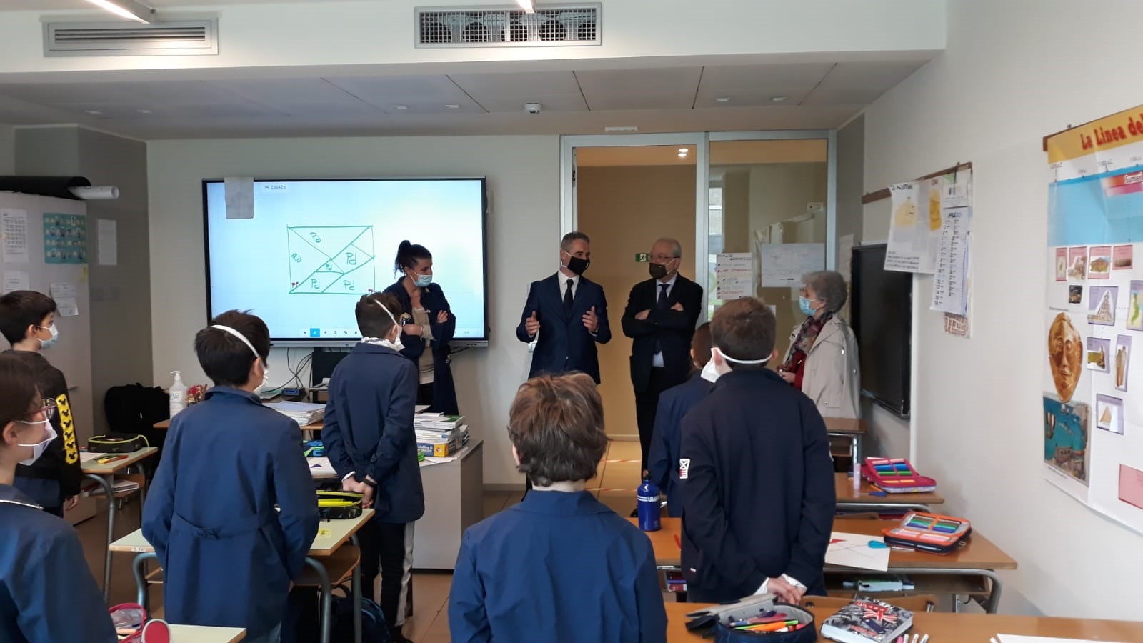 GLI ALUNNI DELLA SCUOLA ELEMENTARE SANT'ORSOLA