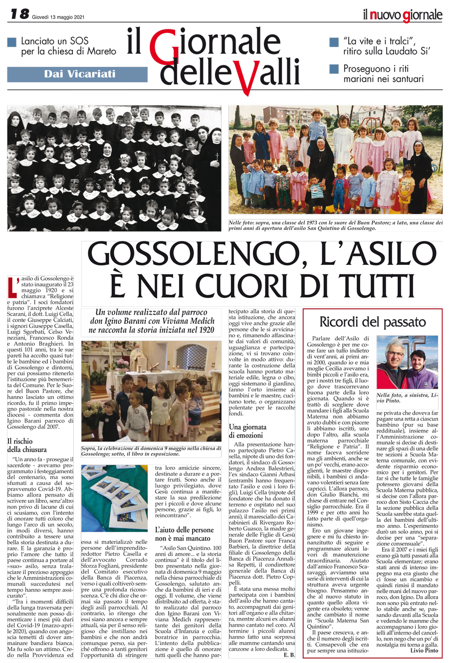 il nuovo giornale, 13.5.'21