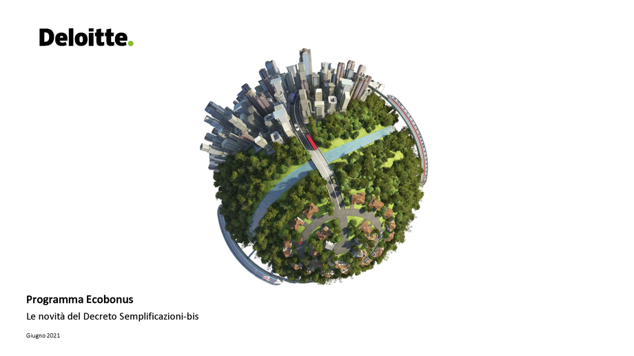 110% DECRETO SEMPLIFICAZIONI PRINCIPALI NOVITÀ