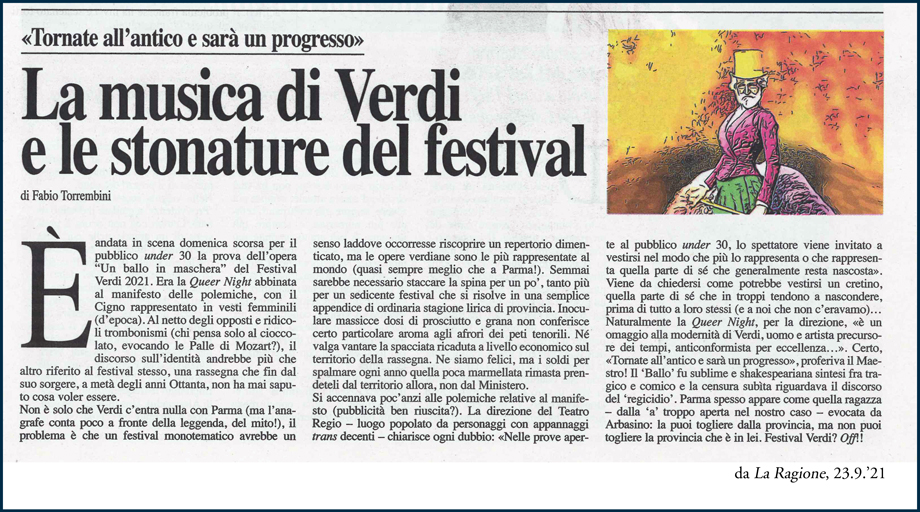 La musica di Verdi e le stonature del festival