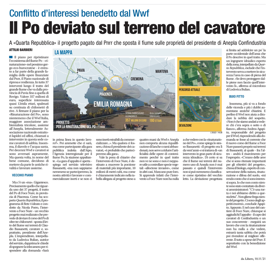 LA DEVIAZIONE DEL PO NEL PIACENTINO