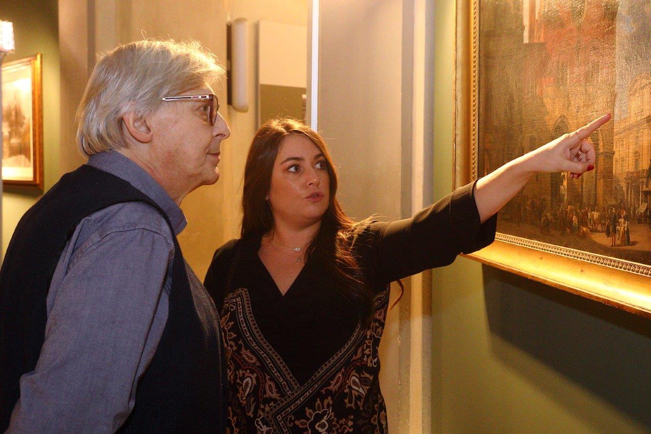 SGARBI: «UNA MOSTRA CHE CI FA CAMMINARE CON NOSTALGIA IN UNA CITTA' CHE IN PARTE NON C'E' PIU'»