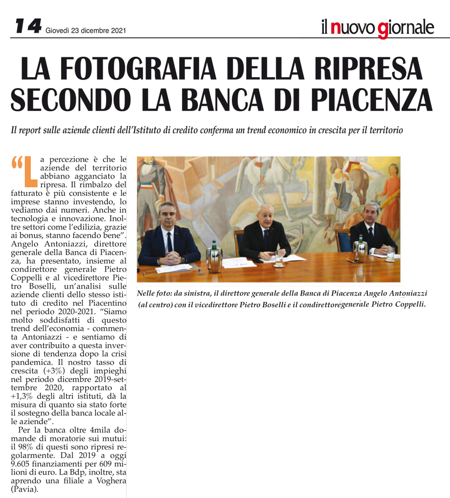 il nuovo giornale, 23.12.'21