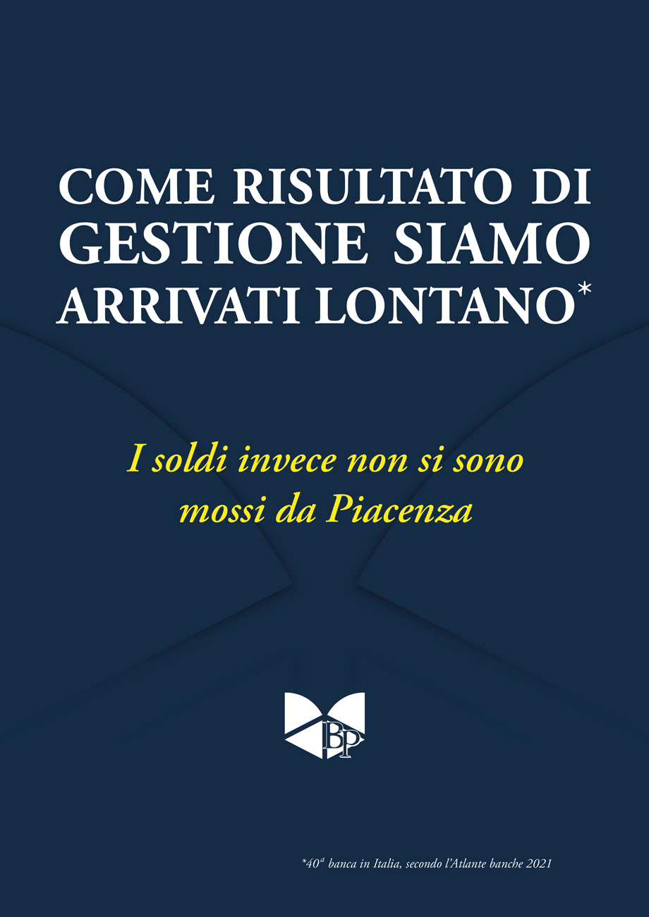 COME RISULTATO DI GESTIONE SIAMO ARRIVATI LONTANO*