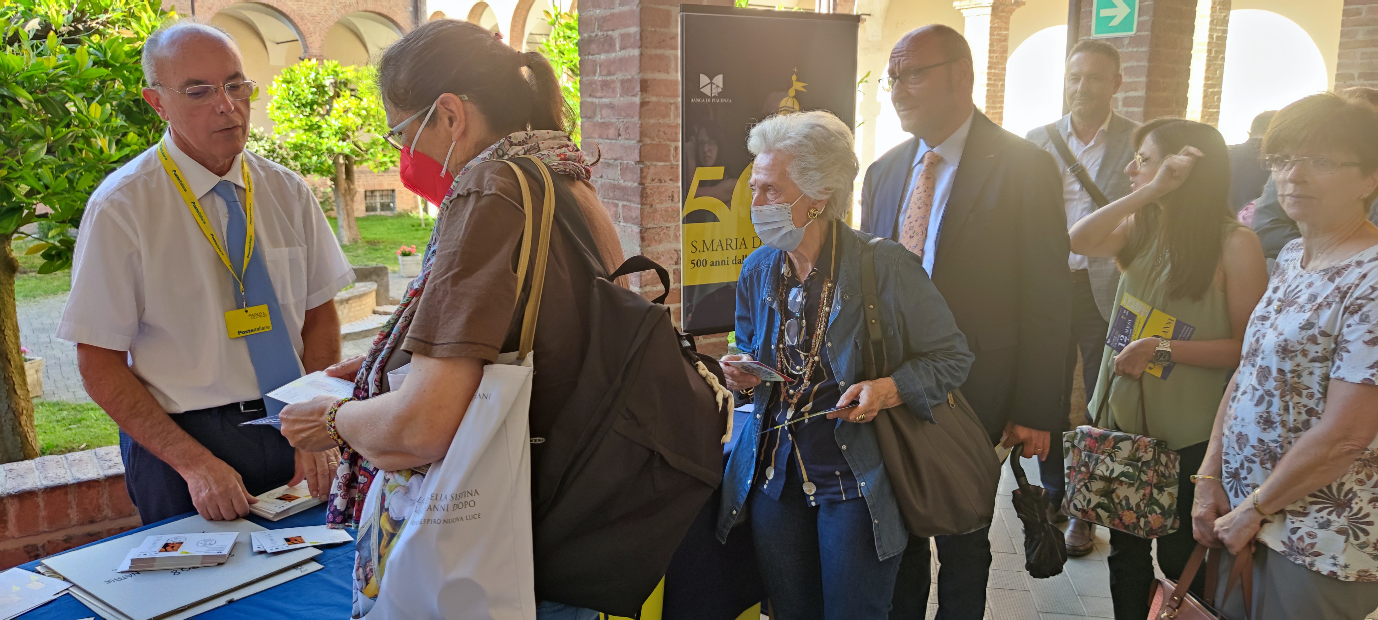 I 500 ANNI DI SANTA MARIA DI CAMPAGNA CELEBRATI CON L'ANNULLO POSTALE RAFFIGURANTE ALESSIO TRAMELLO