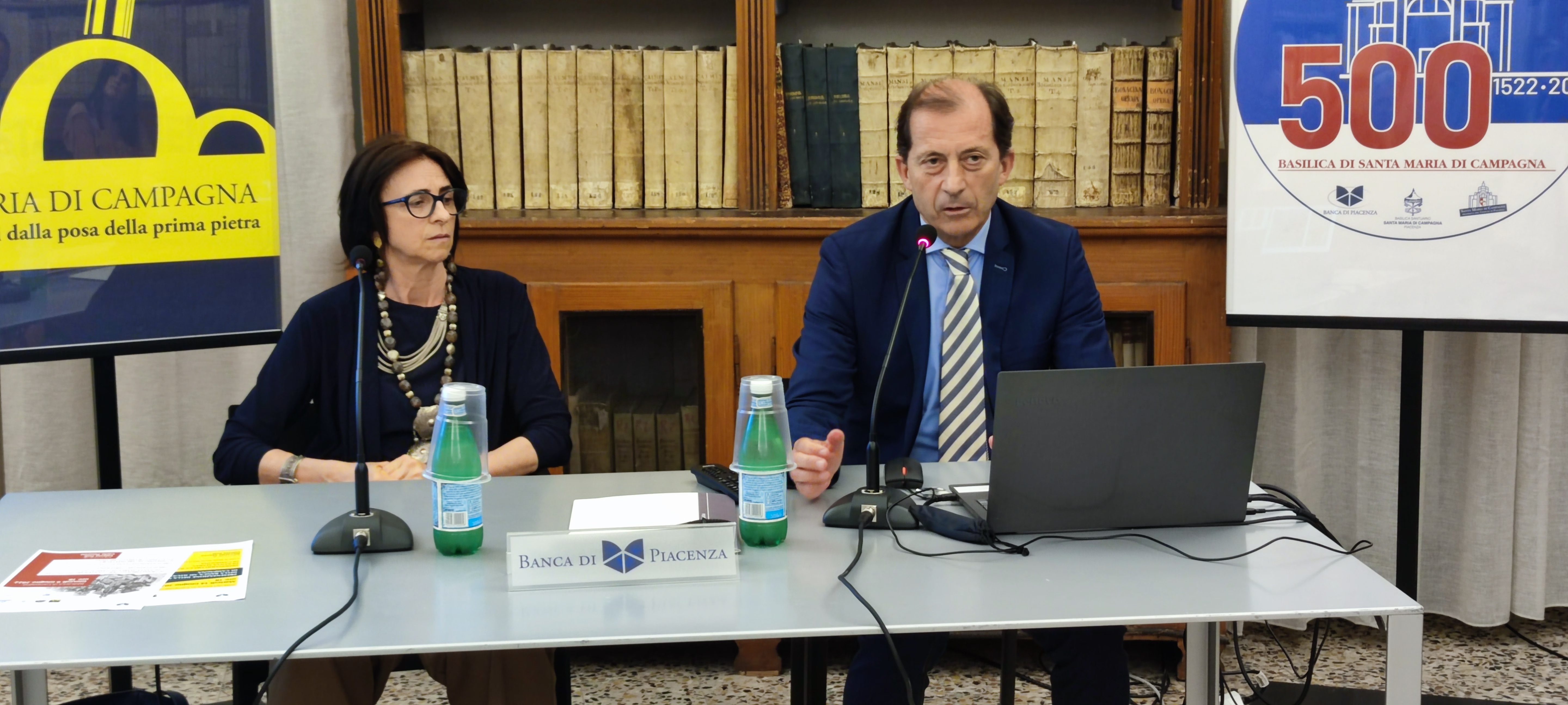 I 500 ANNI DI SANTA MARIA DI CAMPAGNA CELEBRATI CON L'ANNULLO POSTALE RAFFIGURANTE ALESSIO TRAMELLO