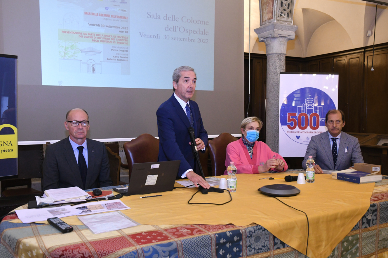 GRAZIE ALLA BANCA DI PIACENZA IL GIARDINO SEGRETO DEGLI OLIVETANI IN SAN SEPOLCRO TORNERÀ A NUOVA