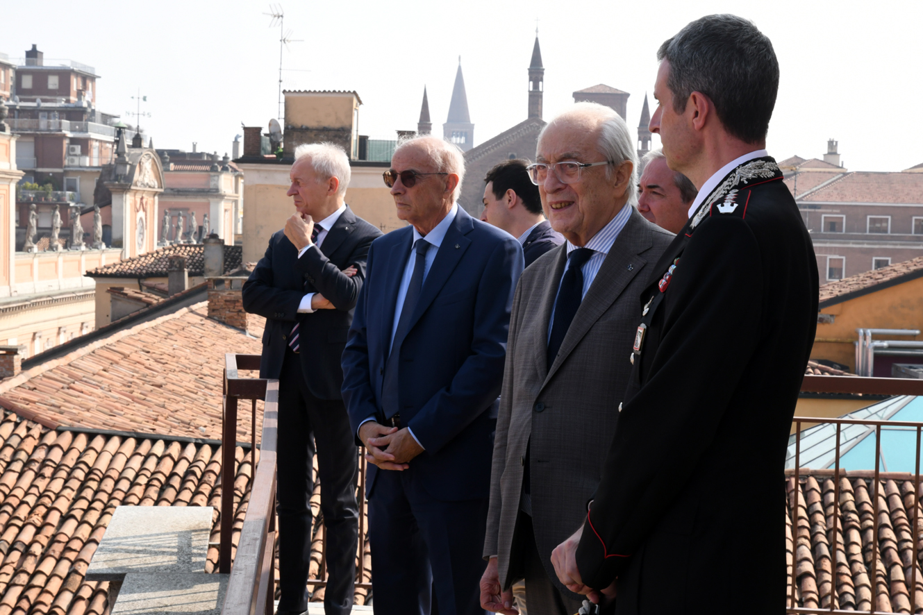 IL NUOVO COMANDANTE DEI CARABINIERI IN VISITA ALLA BANCA DI PIACENZA