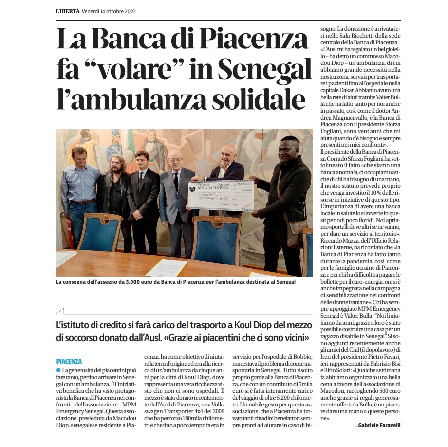 Liberta - ambulanza senegal 920