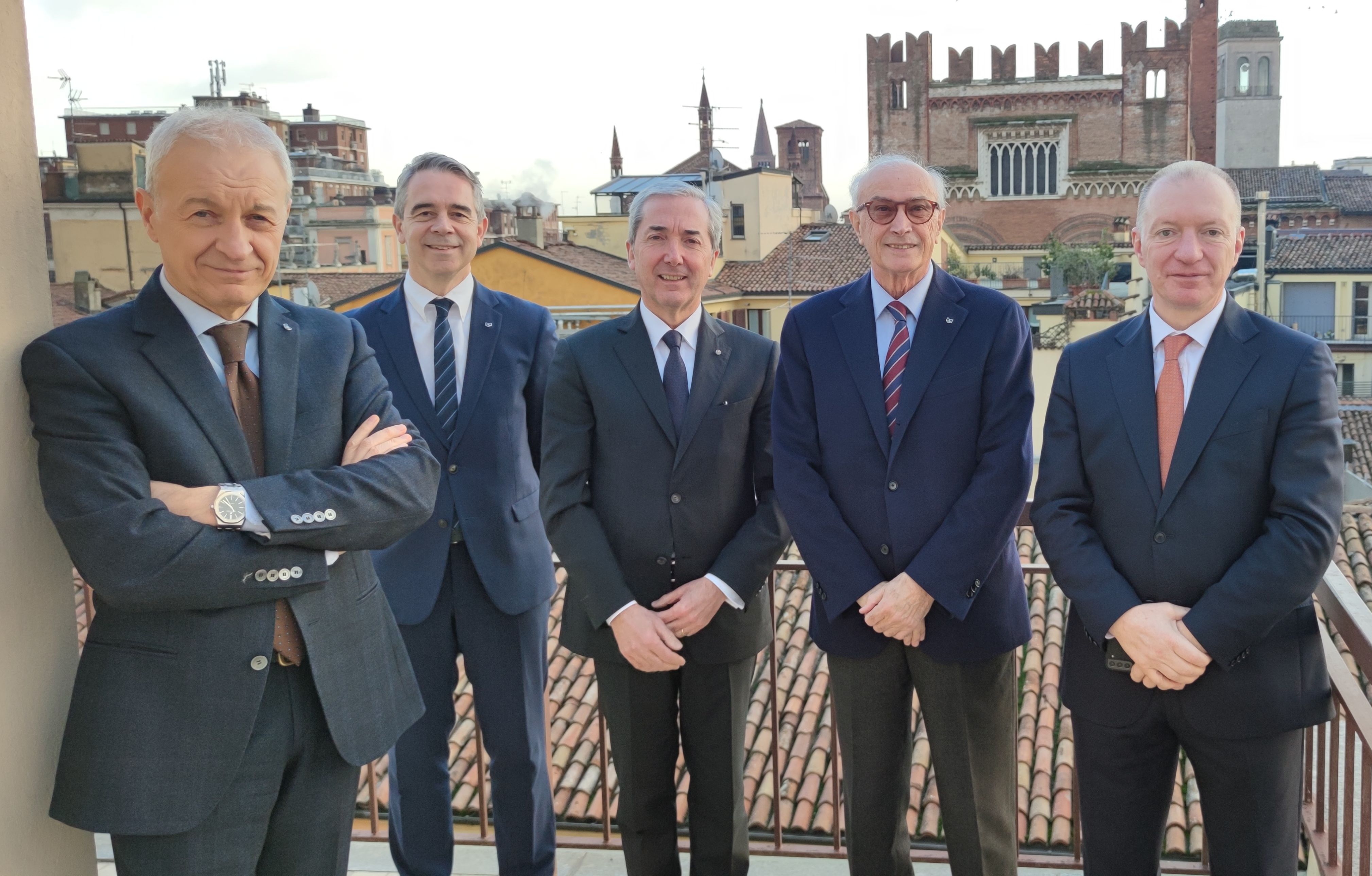 IL NUOVO QUESTORE IN VISITA ALLA BANCA