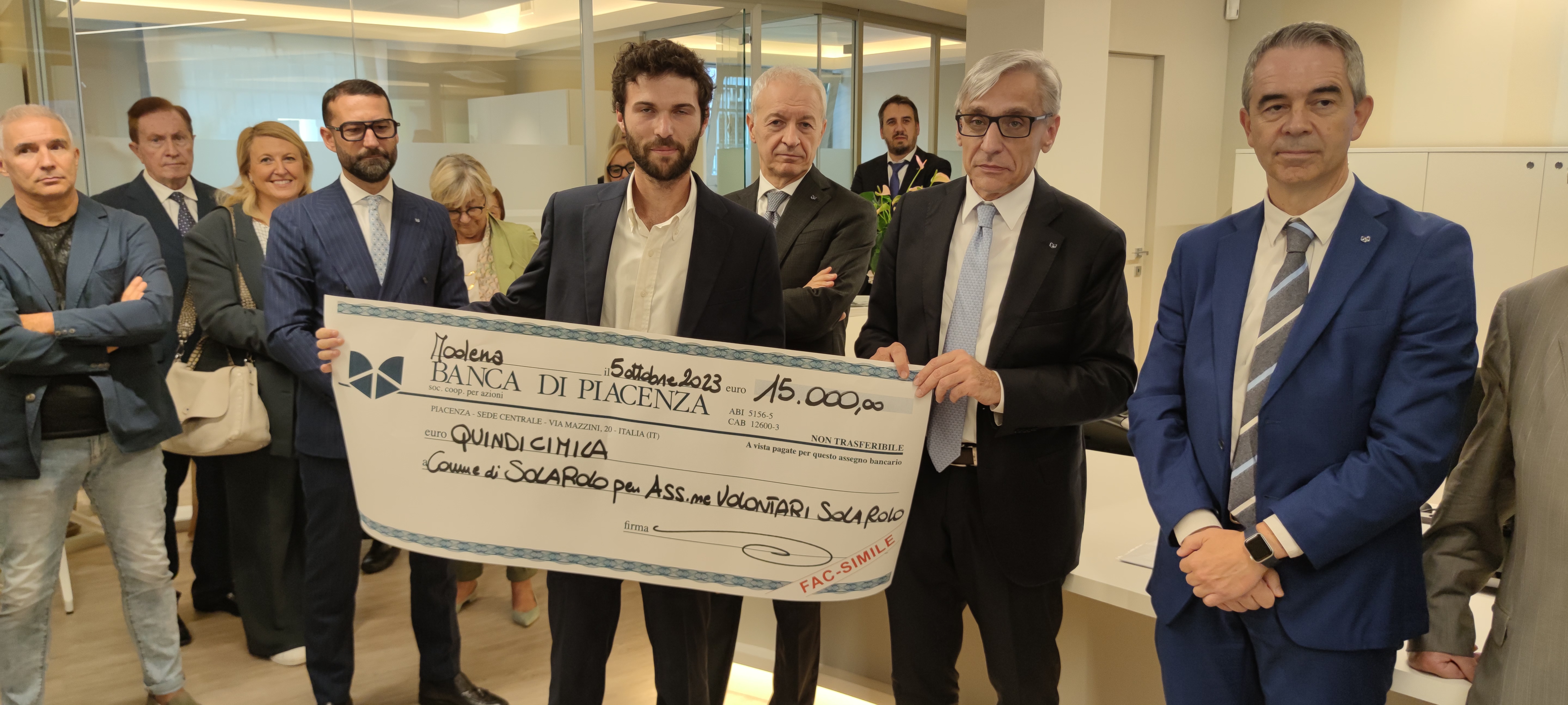 DALLA BANCA 45MILA EURO AI TERRITORI DI MODENA E RAVENNA COLPITI DALL'ALLUVIONE