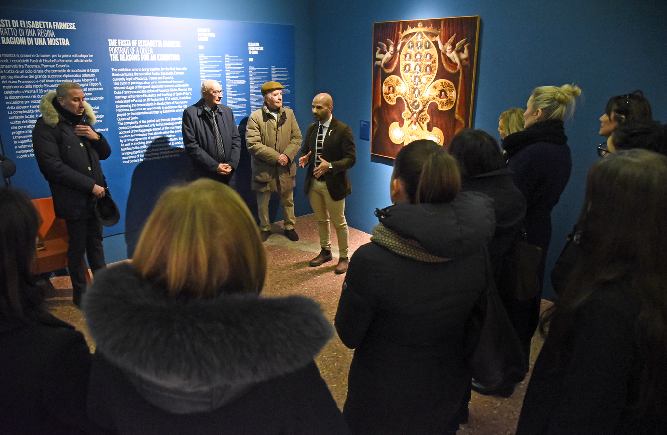 Fasti Farnesiani, visita speciale per la Banca