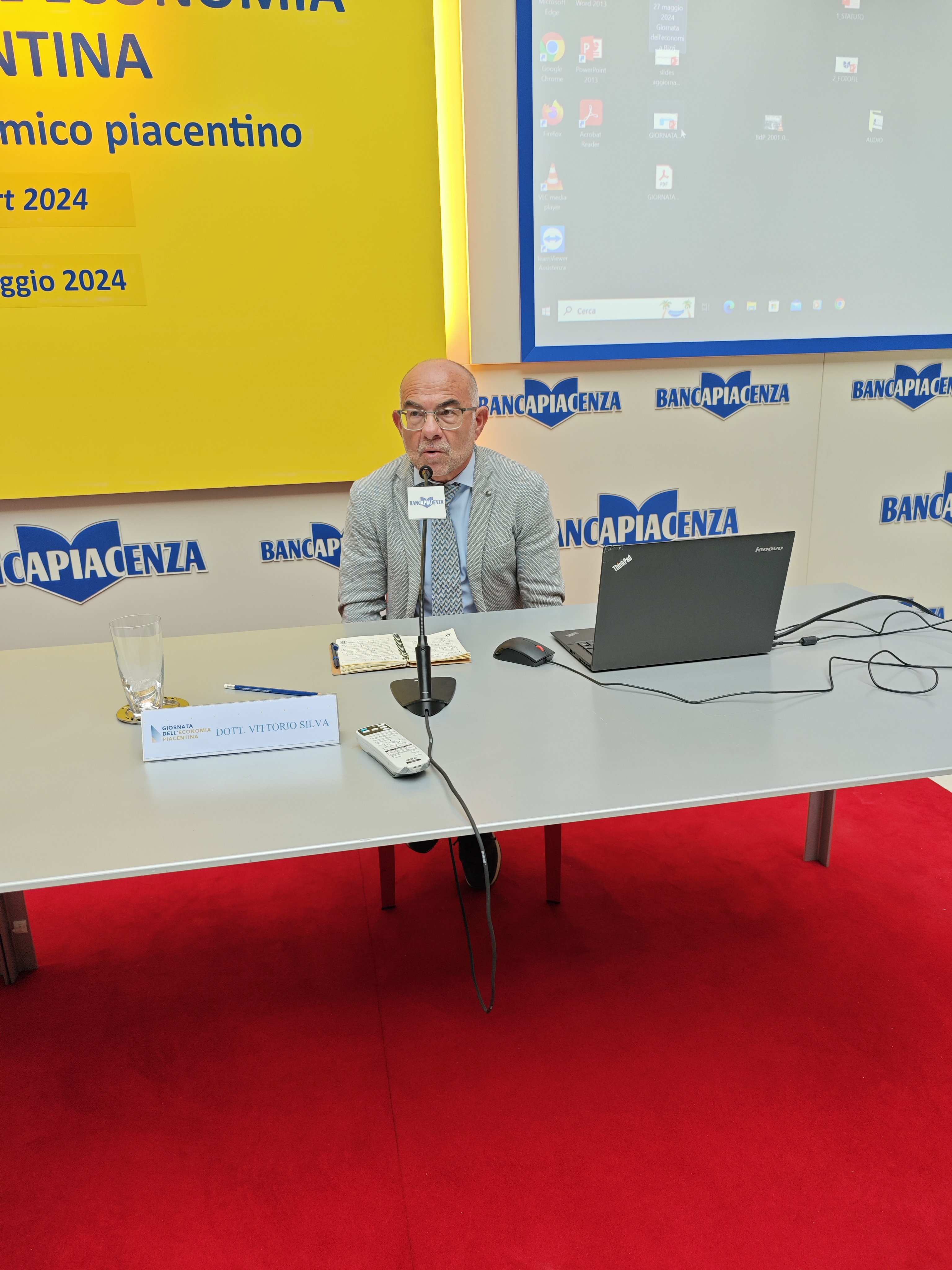 PRESENTATO AL PALABANCAEVENTI IL REPORT 2024 DEDICATO ALL'ECONOMIA PIACENTINA