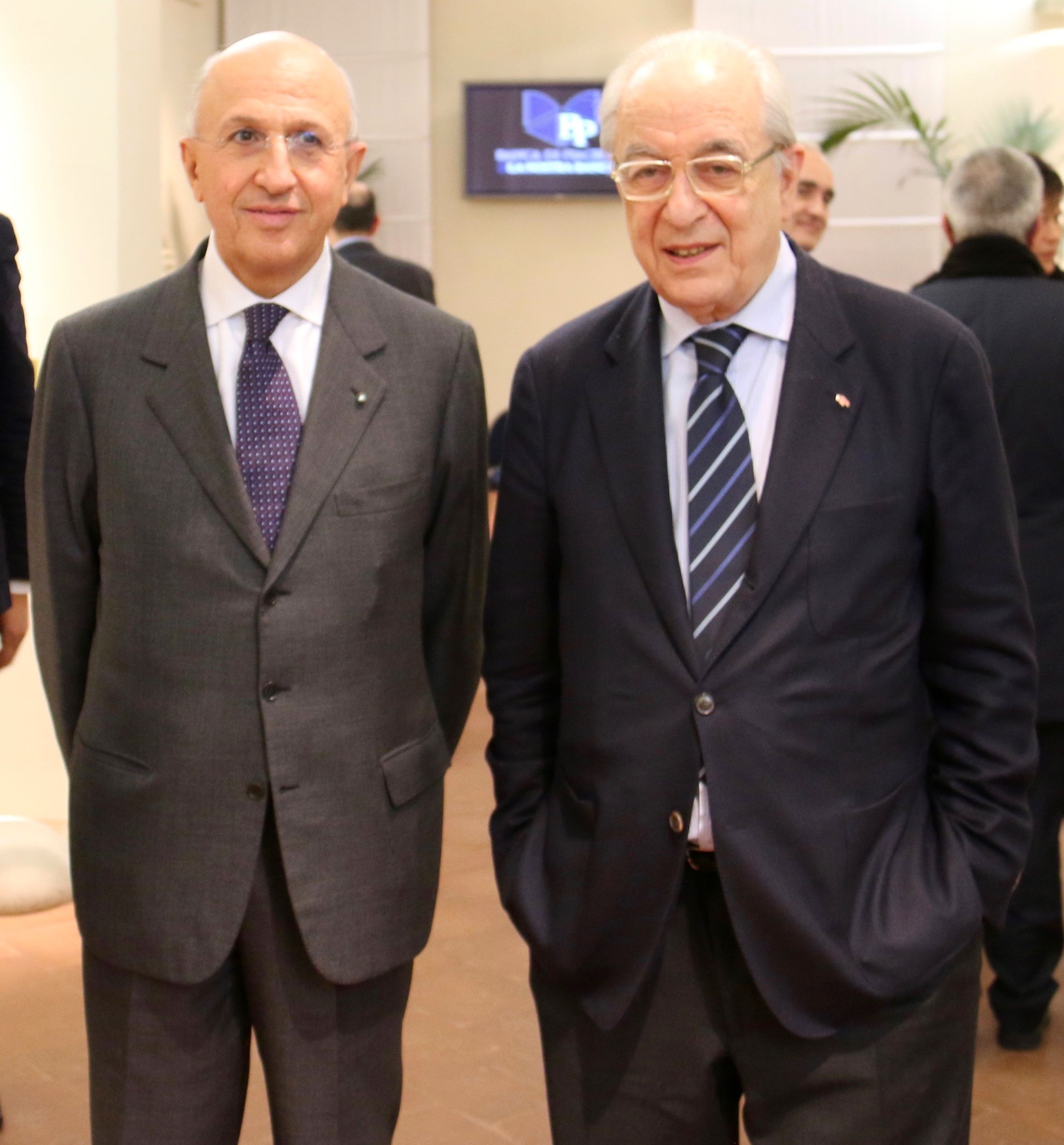 Antonio Patuelli, rieletto presidente dell'Abi ricorda Sforza Fogliani