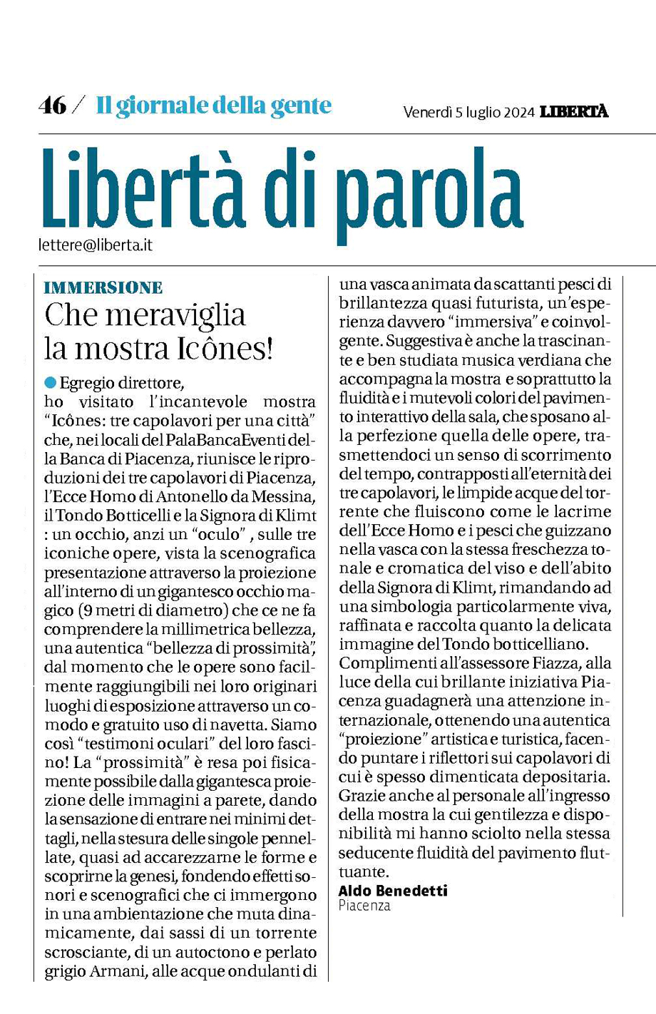 Libertà 5.7.'24