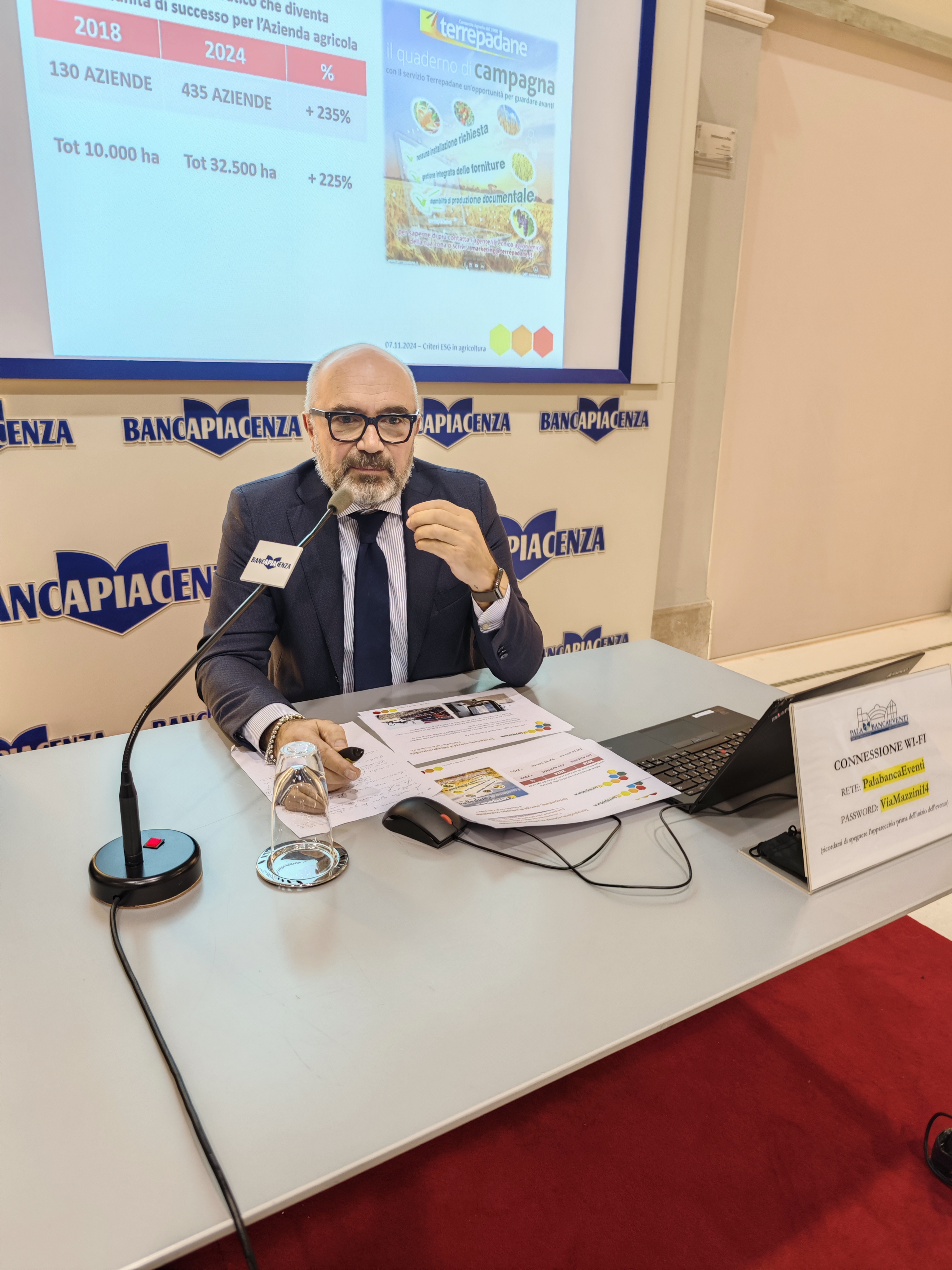 PARTECIPATO CONVEGNO AL PALABANCAEVENTI «LA NOSTRA AGRICOLTURA E' GIA' LA PIU' GREEN D'EUROPA»