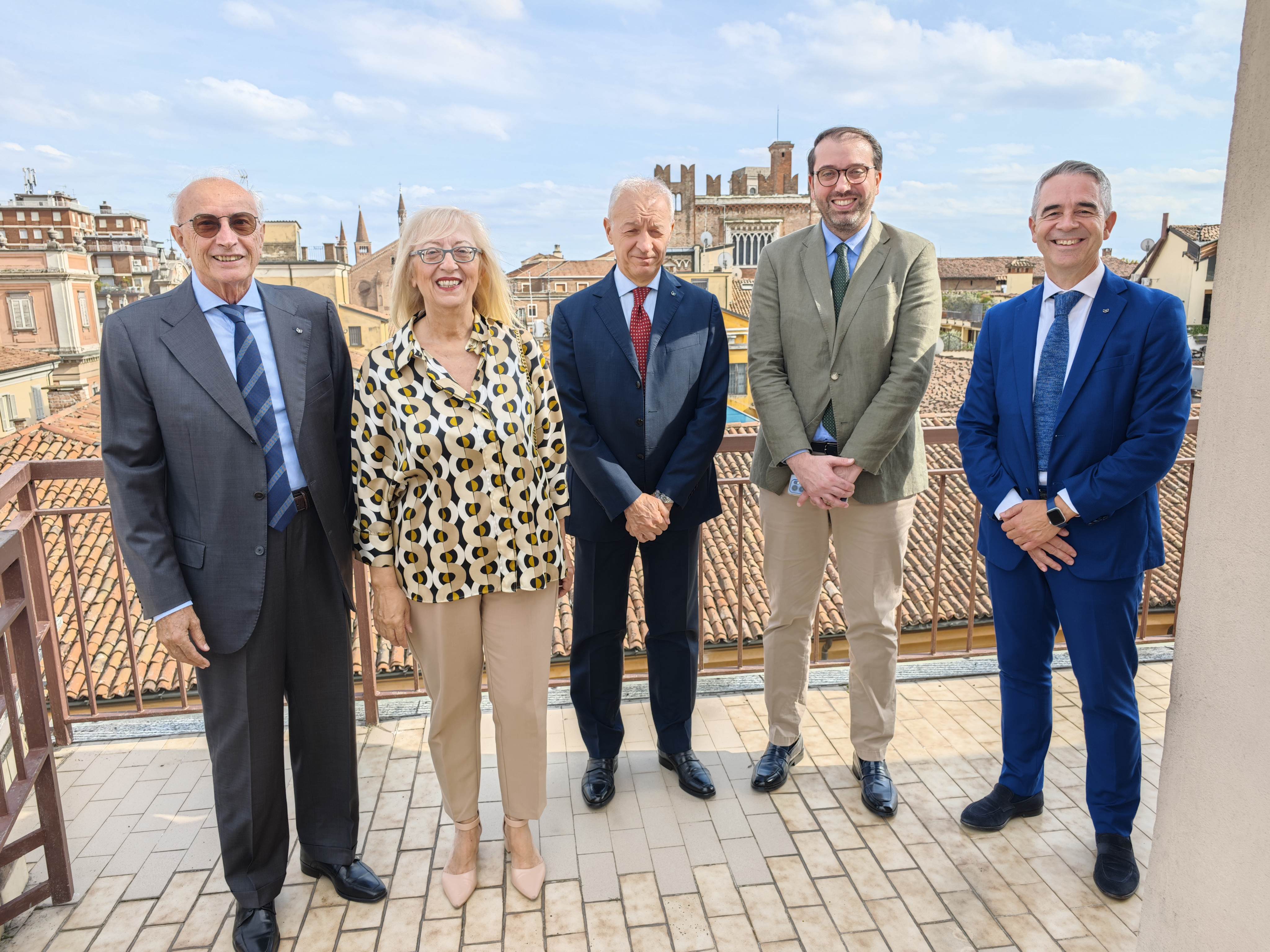 Il nuovo prefetto Patrizia Palmisani in visita alla Banca